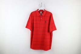 Vintage 80s Disney Mens XL Striped Knit Mickey Mouse Collared Polo Shirt USA - £29.72 GBP