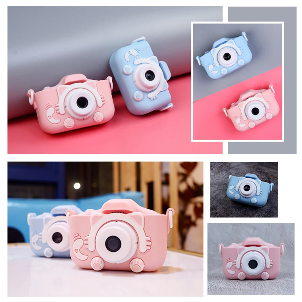 Cartoon Mini Digital Photo Multifunctional Mini Videocamera Portable Child - £6.68 GBP+