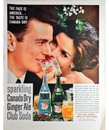 CANADA DRY - Club Soda - Sparkling - Ginger Ale - 1960 Vintage Print Ad - €9,17 EUR