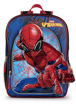 Marvel Spider - Man Kids Backpack - Fast Forward - w/Reflective Inserts 16" New - $29.99