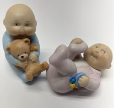 1984 1985 Special Editions Vintage Cabbage Patch Small Ceramic Babies Figurines - £22.41 GBP