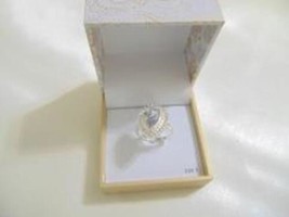 Charter Club size7 Silver-Tone Cubic Zirconia Pear Ring  R30 - £13.00 GBP