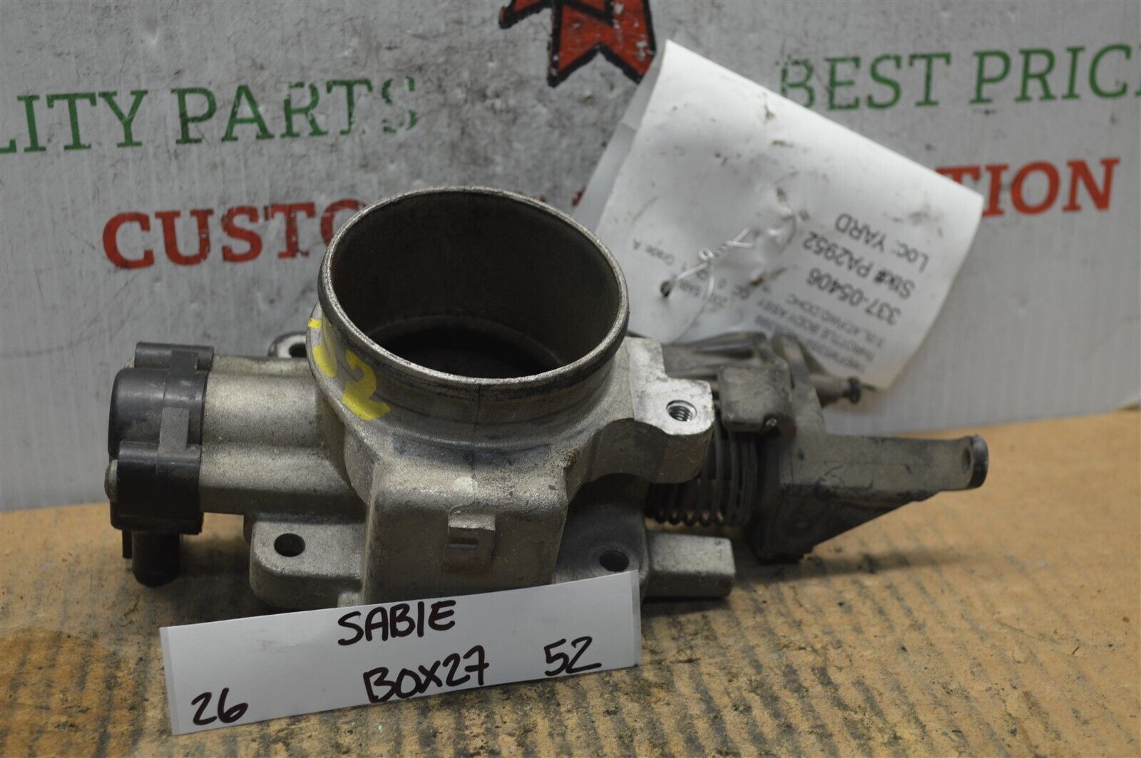 2003-05 Ford Taurus Sable Throttle Body OEM Assembly 52-26 Bx 27 - $9.99