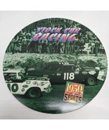 1950s Sports Stock Car Racing Circular Cardboard Collectable With Fun Facts - €6,84 EUR