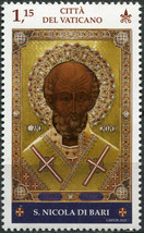 Vatican City 2020. Saint Nicholas of Bari (MNH OG) Stamp - £3.47 GBP