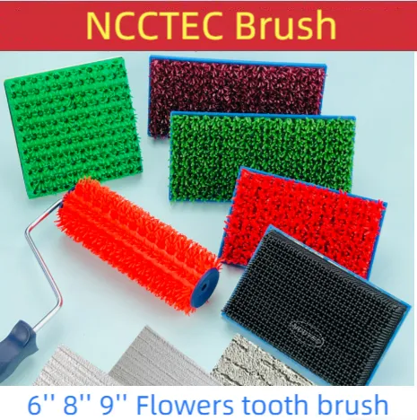 6&#39;&#39; 7&#39;&#39; 8&#39;&#39; 9&#39;&#39; Turf texture Flowers tooth brush FREE shipping 150 180 200 230mm - £65.79 GBP