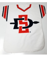 San Diego State Aztecs Rally Towel Imperfect Connected Logo Jersey Outline - $12.30