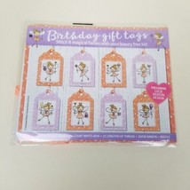 Cross Stitch Crazy Birthday Gift Tags Kit 8 Magical Fairies 2013 Lucie Heaton - £9.17 GBP