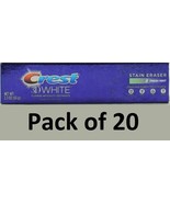 (20) Crest 3D White STAIN ERASER Whitening Flouride Anticavity Toothpast... - £31.57 GBP