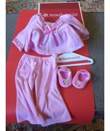 American Girl Julie&#39;s Pink Pajamas &amp; Slippers -  for 18&quot; Dolls Complete ... - $28.95