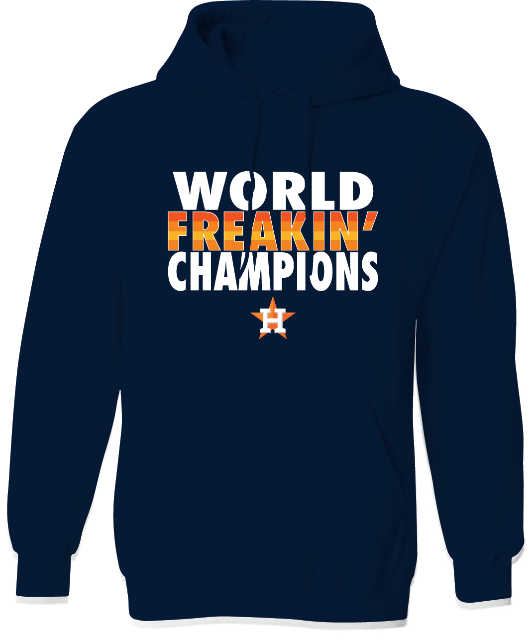 Astros World Freakin Champions 2022 World Series Hooded Sweatshirt Hoodie - £30.63 GBP - £32.99 GBP