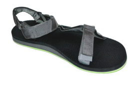 Teva Men&#39;s Strap Slide Gray Green Ionic Sole Sandal Flip Flop Shoes Size US 12 - £38.47 GBP