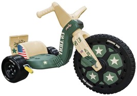 Spin Out Racer The Original Big Wheel 16&quot; Tricycle - US Army w/ Hand Brake - $191.17