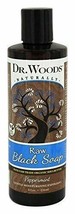 Dr. Woods Raw Moisturizing Black Peppermint Soap with Organic Shea Butter, 8 ... - £10.88 GBP