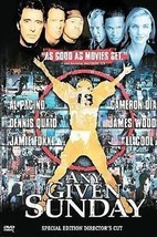 Any Given Sunday (Director&#39;s Cut) DVD Allan Graf 1999 - £4.60 GBP