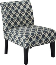 Christopher Knight Home Kassi Fabric Dining Chair, Blue / Navy - $150.99