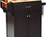 A Rolling Storage Island For The Kitchen And Dining Room That Has A Soli... - £189.01 GBP