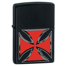 Zippo Lighter - Iron Cross Black Matte -  ZCI003776 - £25.17 GBP