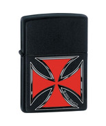 Zippo Lighter - Iron Cross Black Matte -  ZCI003776 - £25.17 GBP