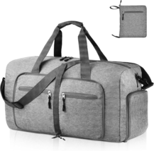 Travel Duffle Bag for Men - with Shoes Compartment - Waterproof &amp; Tear Resistant - £24.36 GBP