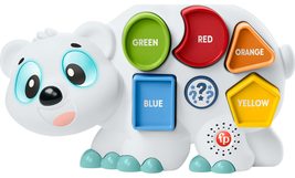 Fisher-Price Linkimals Toddler Learning Toy Puzzlin Shapes Polar Bear with Inte - £17.98 GBP