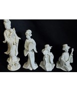 3 Vintage Fitz and Floyd Inc Porcelain Statues  Japanese Woman Lot  - £156.90 GBP