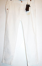 Manila Grace White Women&#39;s Casual Italy Cotton Pants Size 32 - $70.68