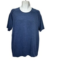 lululemon Metal Vent Breathe Blue Short Sleeve Shirt Size L - £14.83 GBP