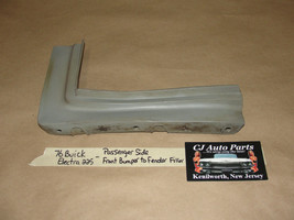 OEM 76 Buick Electra 225 RIGHT PASS SIDE FRONT BUMPER FENDER CORNER FILL... - £62.29 GBP