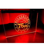 Philadelphia 76ers Illuminated Led Neon Sign Home Decor, Lights Décor Craft Art - £20.77 GBP - £40.75 GBP