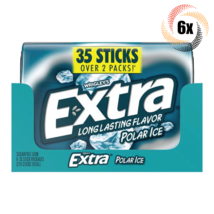 Full Box 6x Packs Wrigley&#39;s Extra Polar Ice Chewing Gum | 35 Sticks Per Pack | - £23.56 GBP