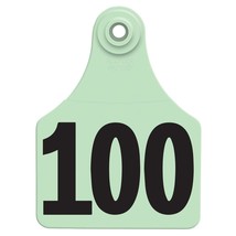 Allflex Global Large Numbered Tags 76-100 Green - £37.01 GBP