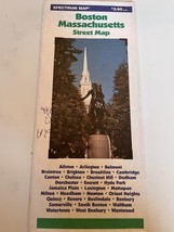 Boston MA Street Map 2000 Allston Brighton Newton Cambridge Dedham Somer... - $9.99