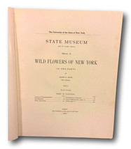 Rare  Antique 2 Volume Set Wild Flowers of New York 1918-1923 1st Edition Homer  - £198.42 GBP