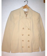 Nice Womens 10 Blazer Jacket Office Vintage Jones New York Beige 8 butto... - £174.09 GBP