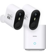 Aosu Security Cameras Wireless Outdoor Home System, Real 2K Hd Night Vis... - $233.93