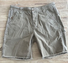 Polo Ralph Lauren Drill Khaki GI Short Fit Shorts Carpenter Size 35 - £29.94 GBP