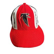 Atlanta Falcons AJD Lucky Stripes NFL Vintage 80&#39;s Trucker Snapback Cap Hat - £39.15 GBP