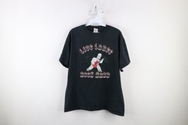 Vtg 2004 The Simpsons Mens M Faded Spell Out Homer Simpson Rock Guitar T-Shirt - £38.88 GBP