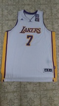 New Adidas Ramon Sessions Swingman #7 Los Angeles Lakers White Jersey Sz... - £78.76 GBP