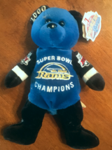 Rams Superbowl 34 Beanie Baby, dark blue in color, Team Pigskin Bears. #... - $25.00