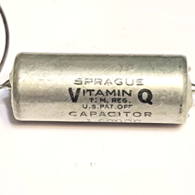 VITAMIN Q 100nf SPRAGUE VITAMIN Q 600V / 600 V .1 AXIAL CAPACITOR - $6.88