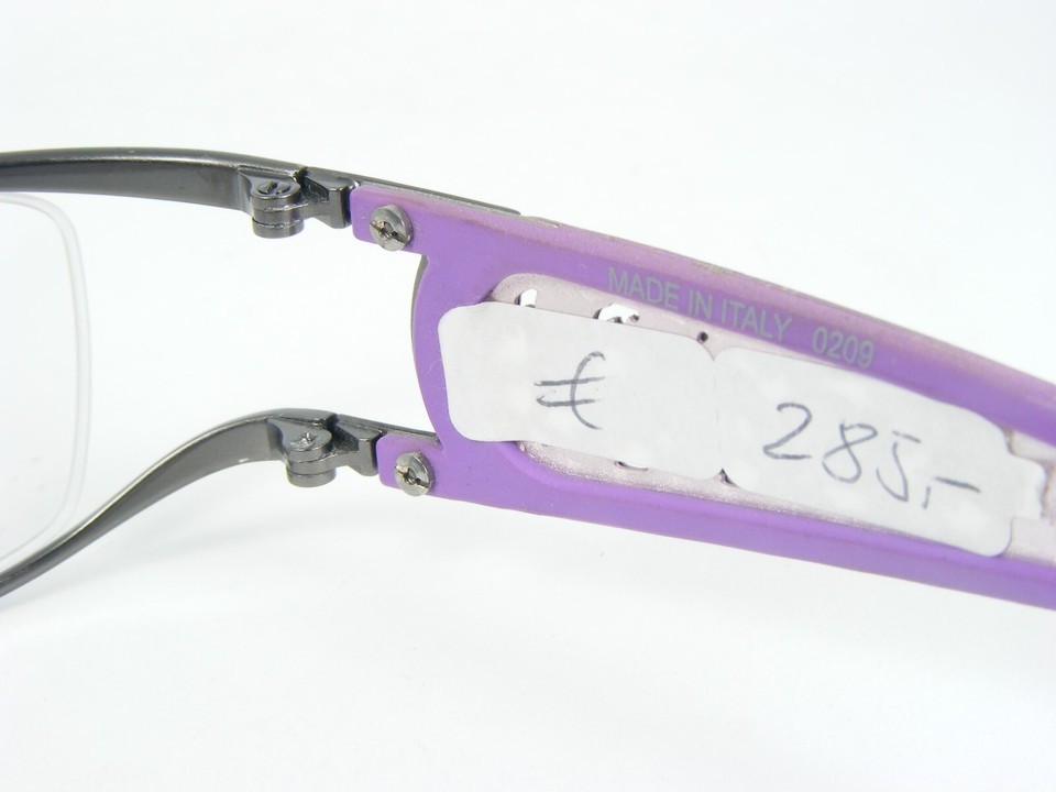 Exalt Cycle EXTITTI 3 GUNMETAL UNIQUE EYEGLASSES GLASSES FRAME 51-18-135mm Italy Item image 15