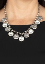 White Necklace Paparazzi Spot on Sparkle - $5.00
