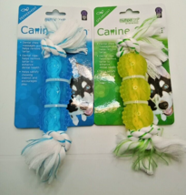 2X Multipet Canine Clean, Dental Chew Toy: Peppermint &amp; Spearmint - £12.98 GBP