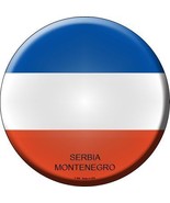 Serbia Montenegro Country Novelty Metal Circular Sign - £22.34 GBP