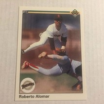 1990 Upper Deck San Diego Padres Hall of Famer Roberto Alomar Trading Ca... - $3.99