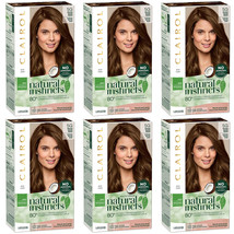 6-New Natural Instincts Clairol Non-Permanent Hair Color, 5G Medium Golden Brown - £52.19 GBP