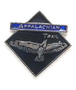 Appalachian Trail Eagle Pin Black Blue Silver Tone Enamel Hiking Scenic ... - $18.17 CAD