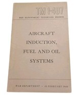 WWII War Department Aircraft Induction Fuel Oil TM 1-407 1944 - $183.86 MXN